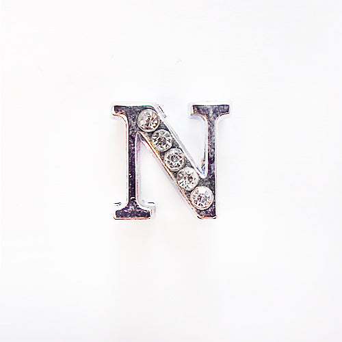 Bókstafur Rhinestones N