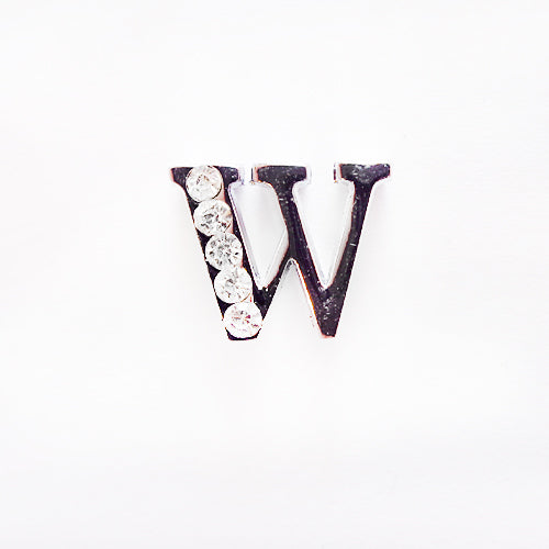 Bókstafur Rhinestones W