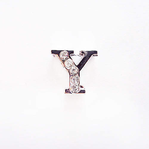 Bókstafur Rhinestones Y