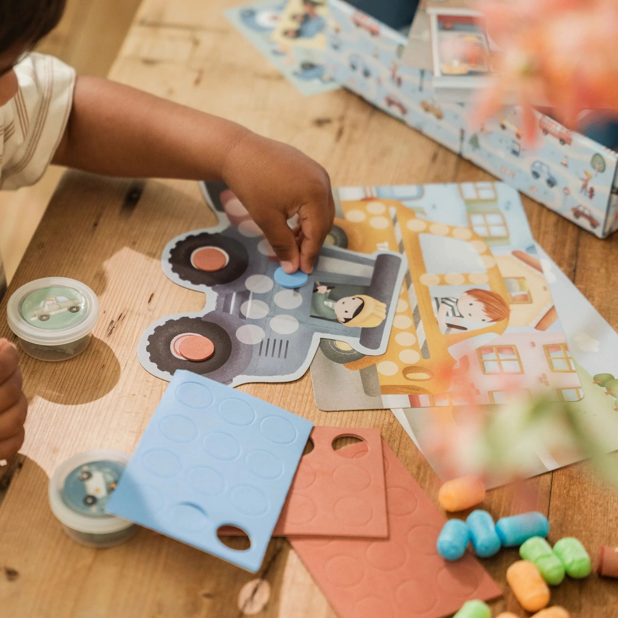 Box fullt af afþreyjingu - Blátt