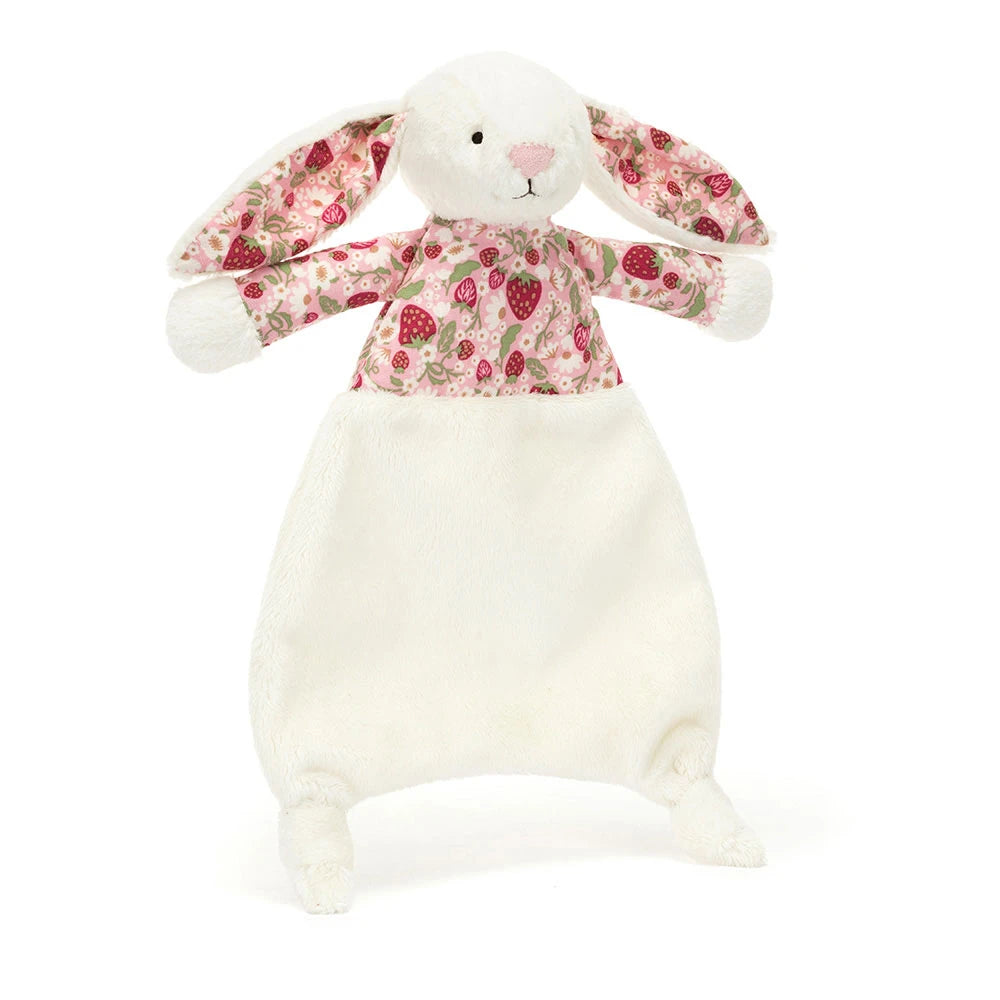 Blossom cream berry comforter