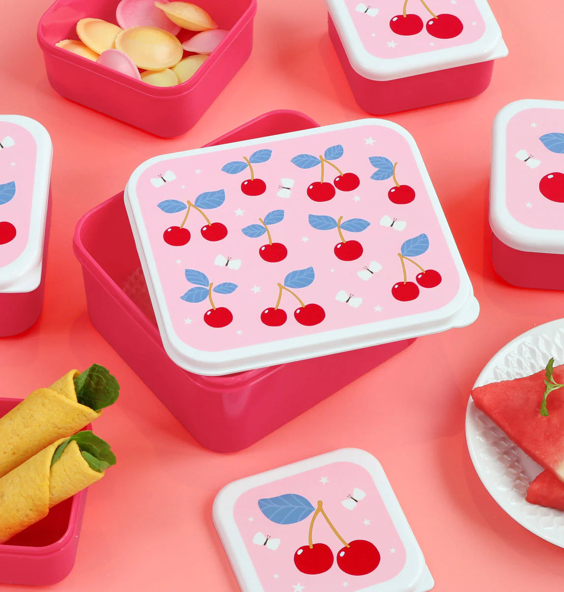 Nestisbox Cherries - 4 í pakka