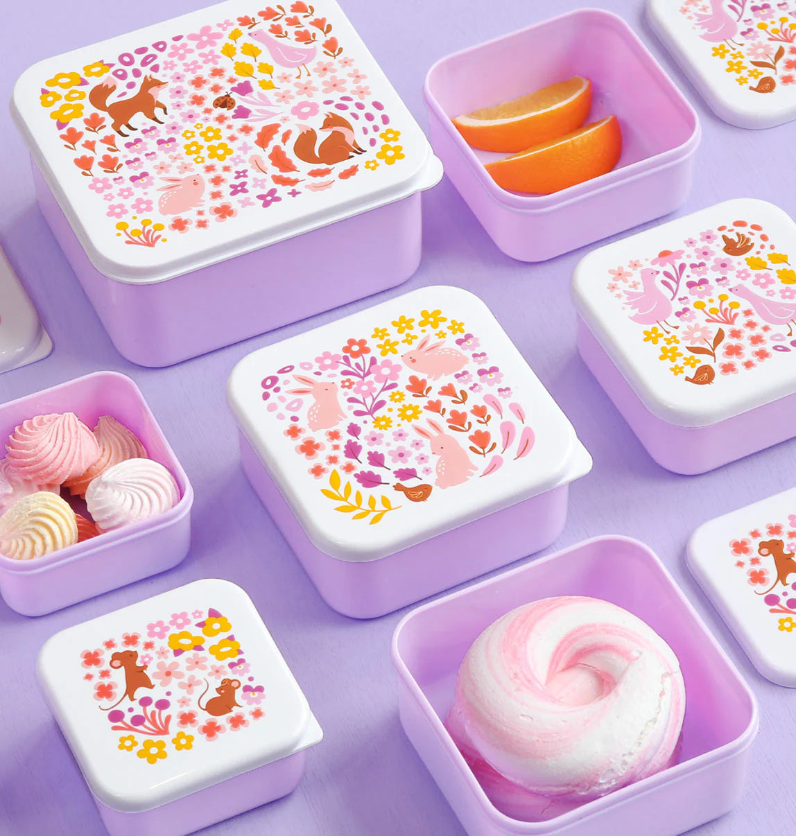 Nestisbox Garden flower - 4 í pakka