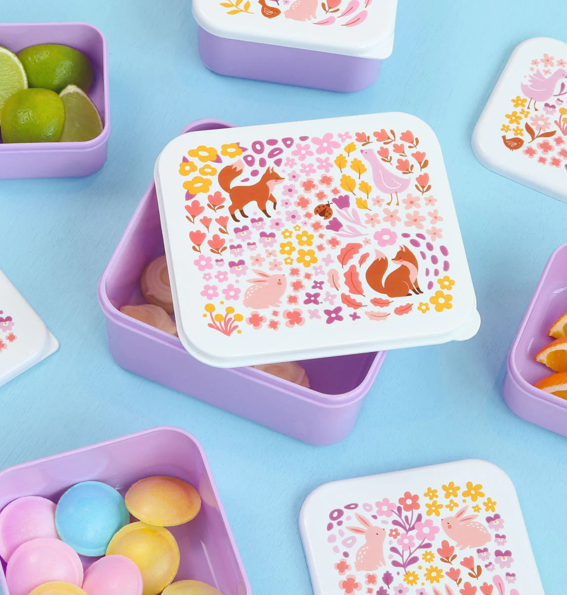 Nestisbox Garden flower - 4 í pakka