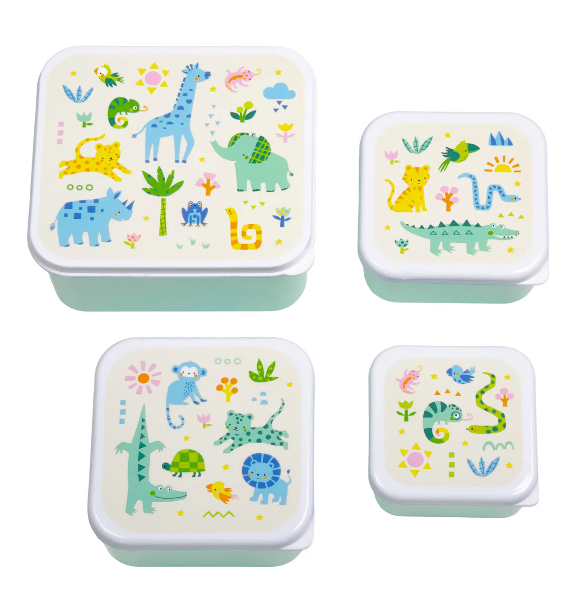 Nestisbox Jungle - 4 í pakka