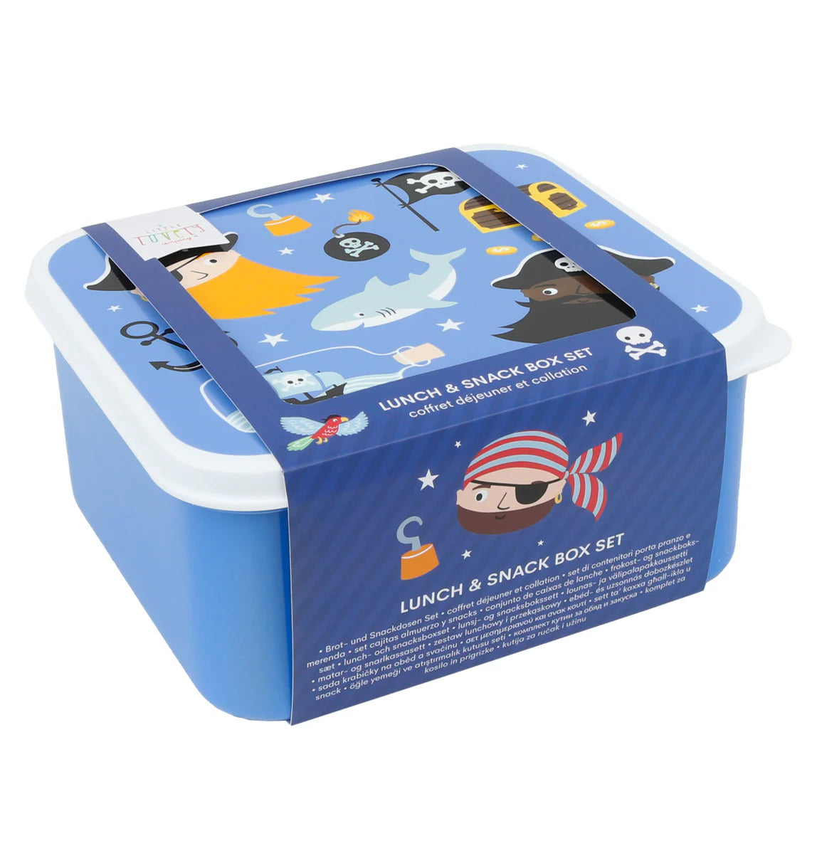 Nestisbox Pirates - 4 í pakka