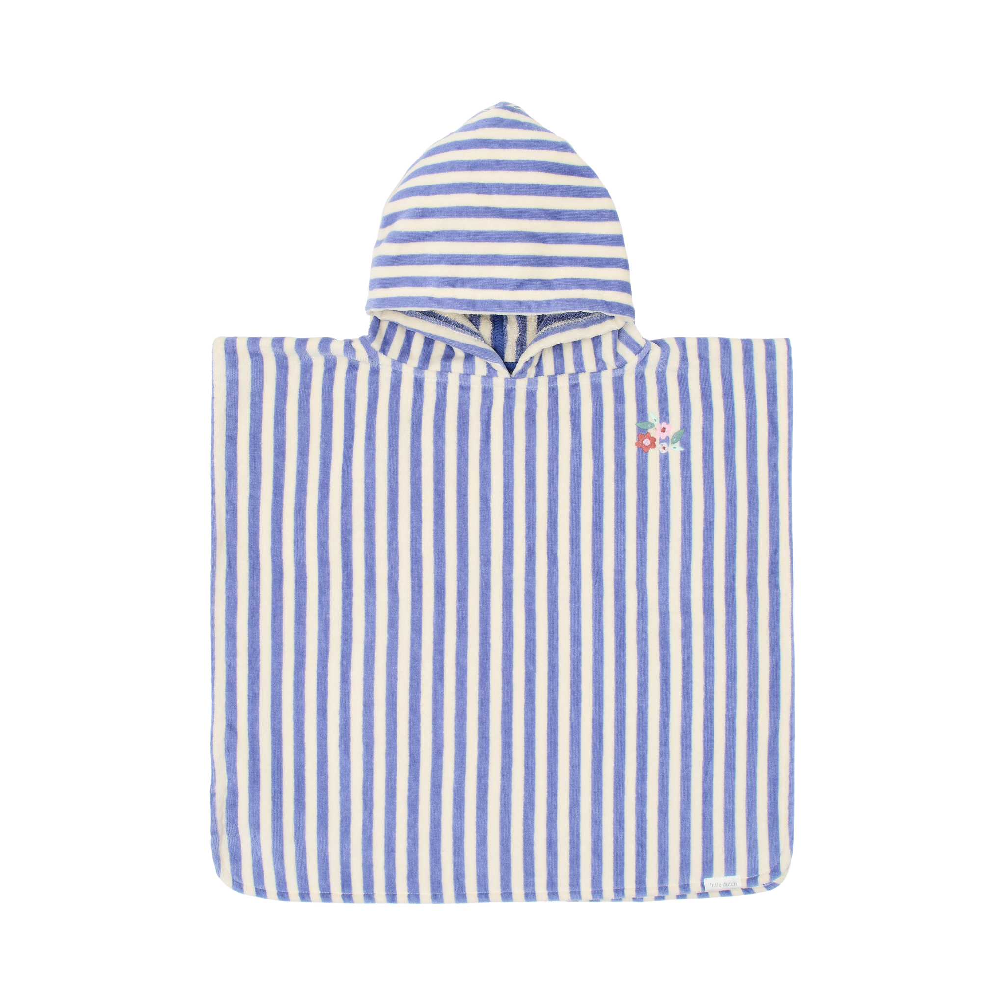 Poncho - Dreamy purple stripe