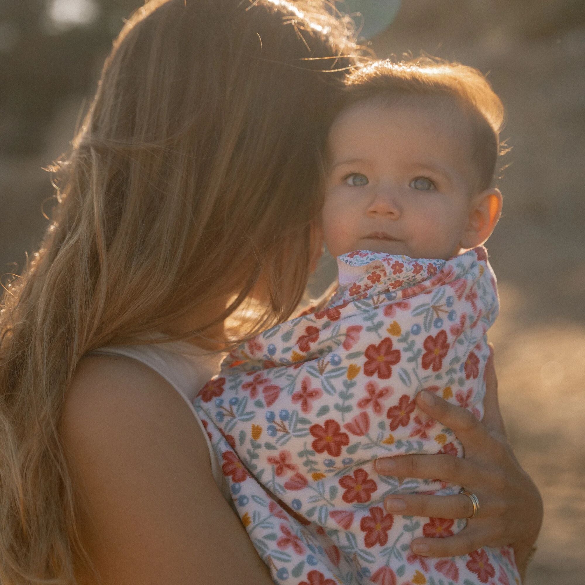 Handklæði - Sunny flowers