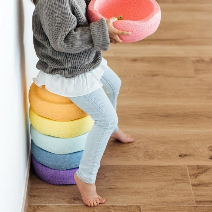 Pastel steinar 6 í pakka