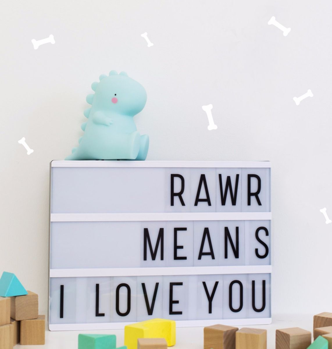 Lítið náttljós - Blá risaeðla