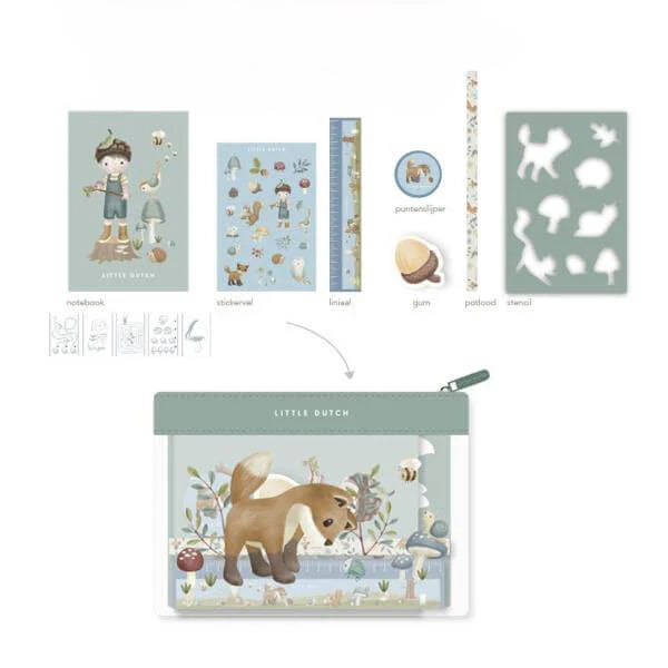 Forest friends stationery set