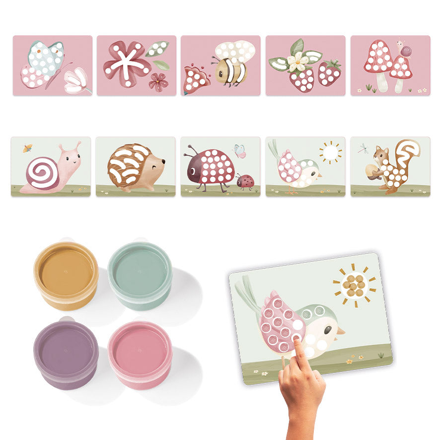 Fairy garden - putta málning