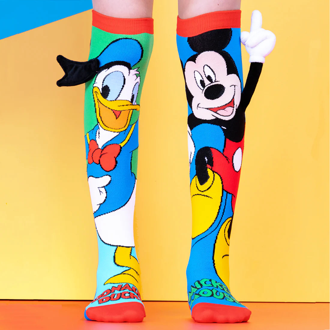 Donald duck and Mickey socks