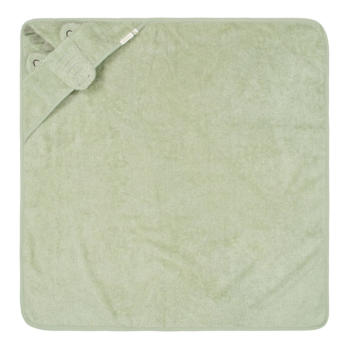 Hettuhandklæði - Krókódíll 100x100cm
