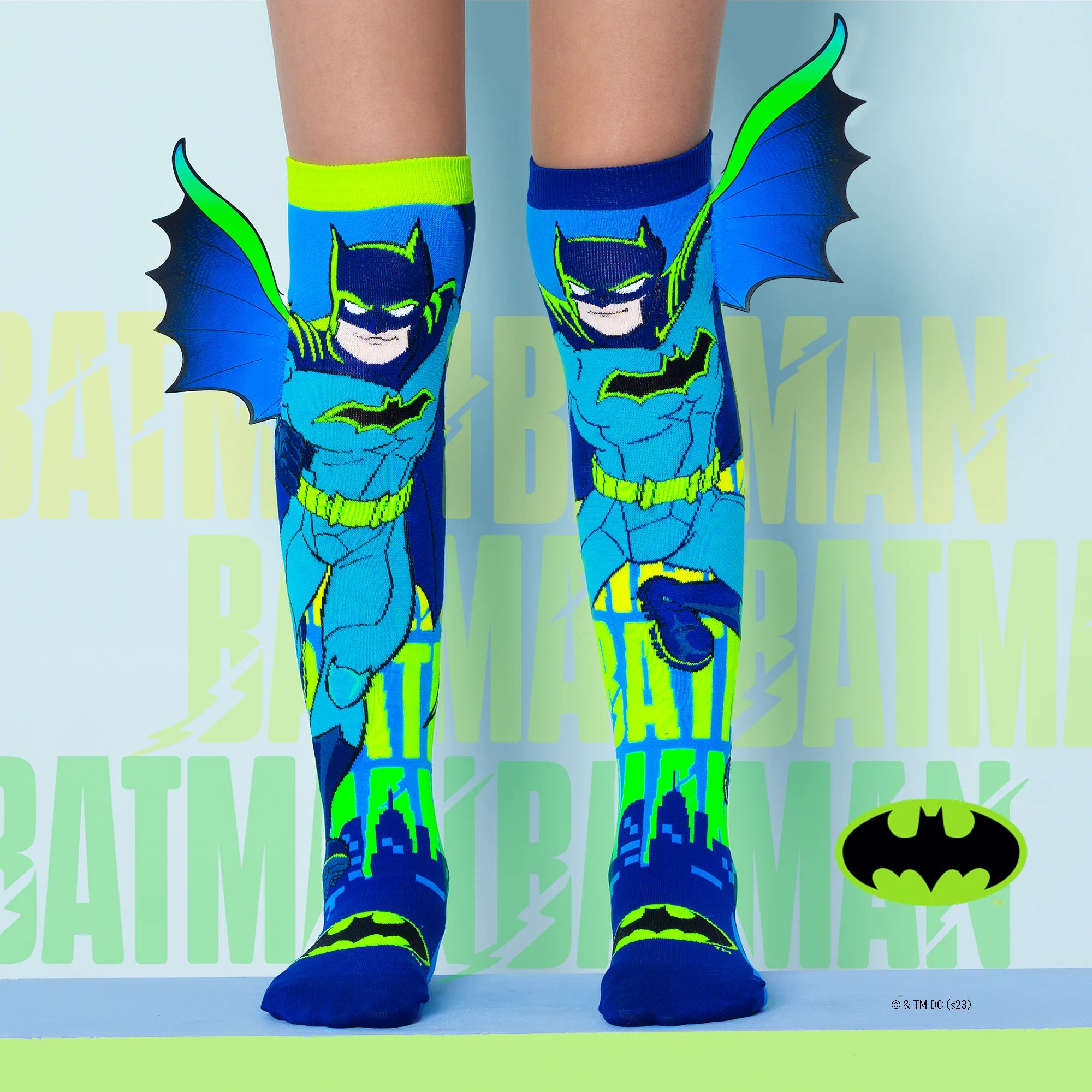 Batman neon socks