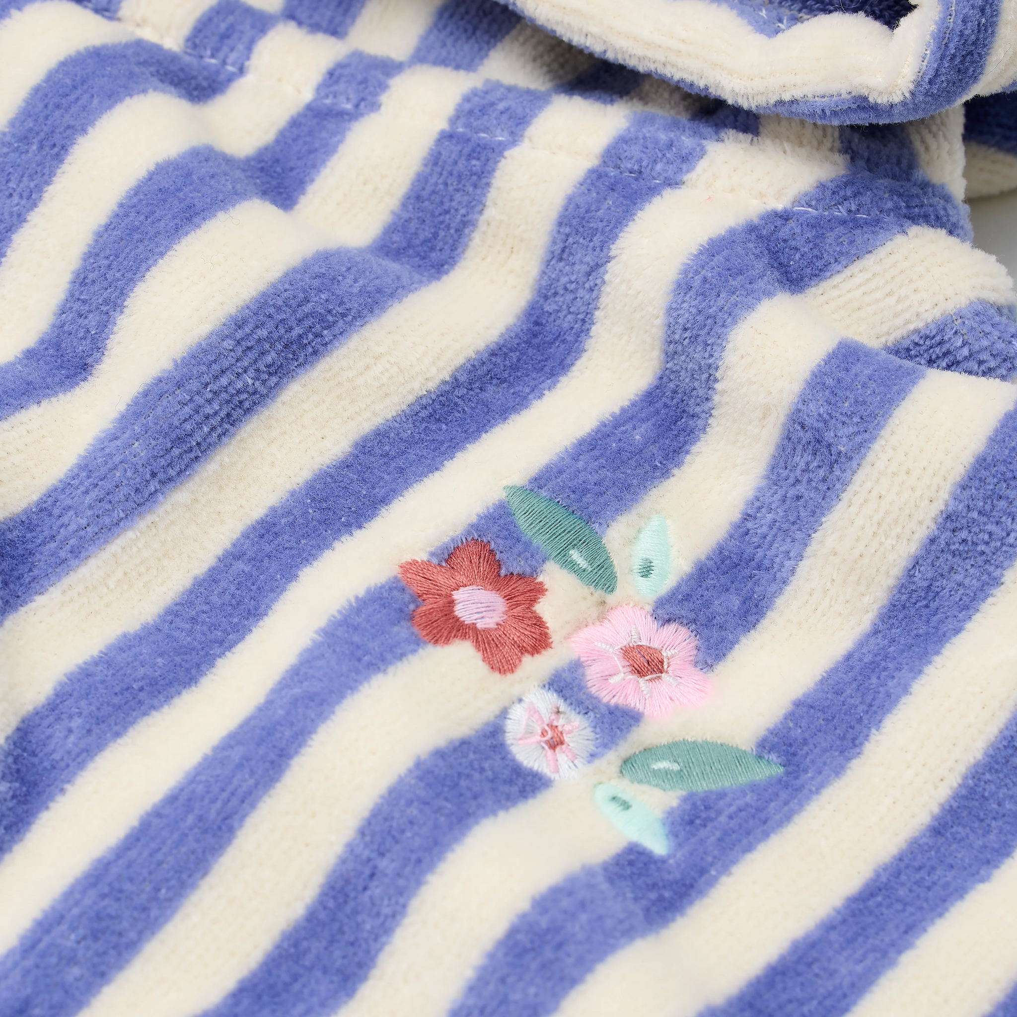 Poncho - Dreamy purple stripe