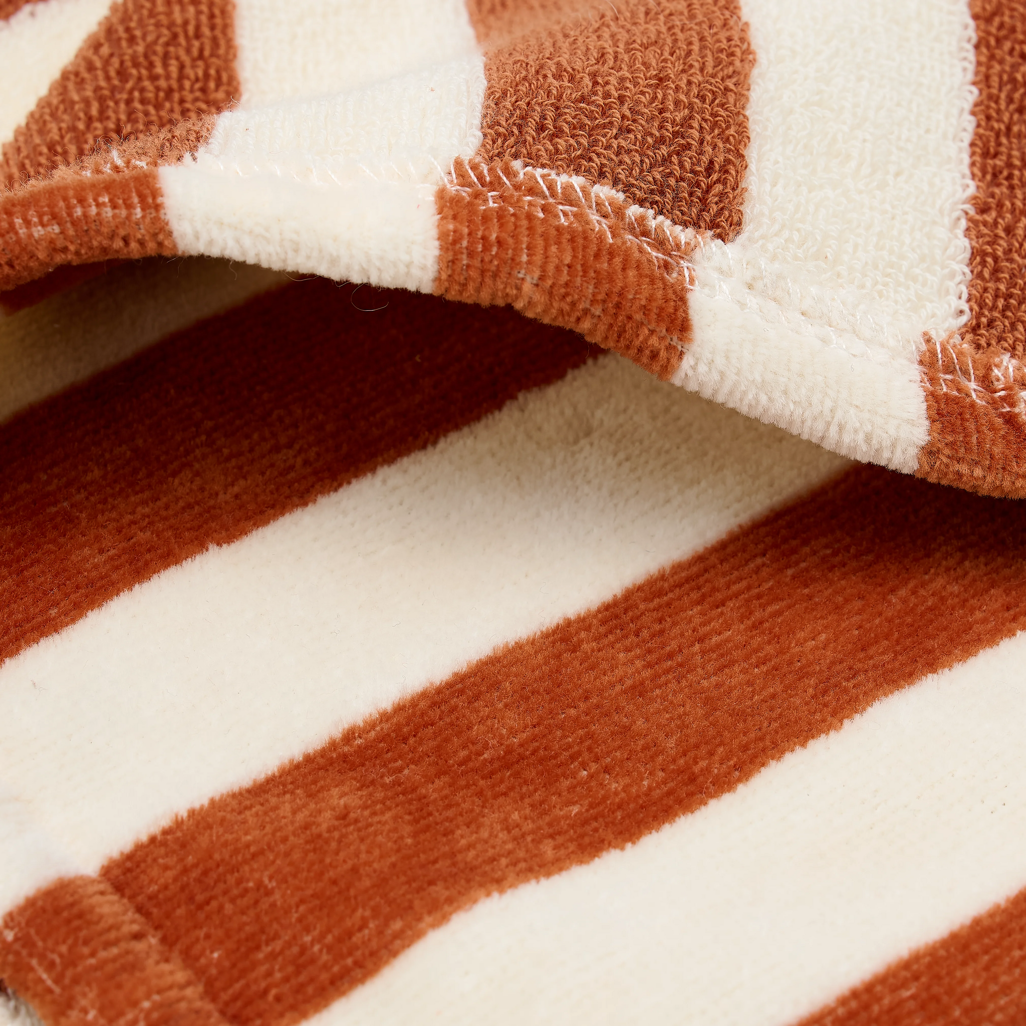 Poncho - Ocean world brown stripe