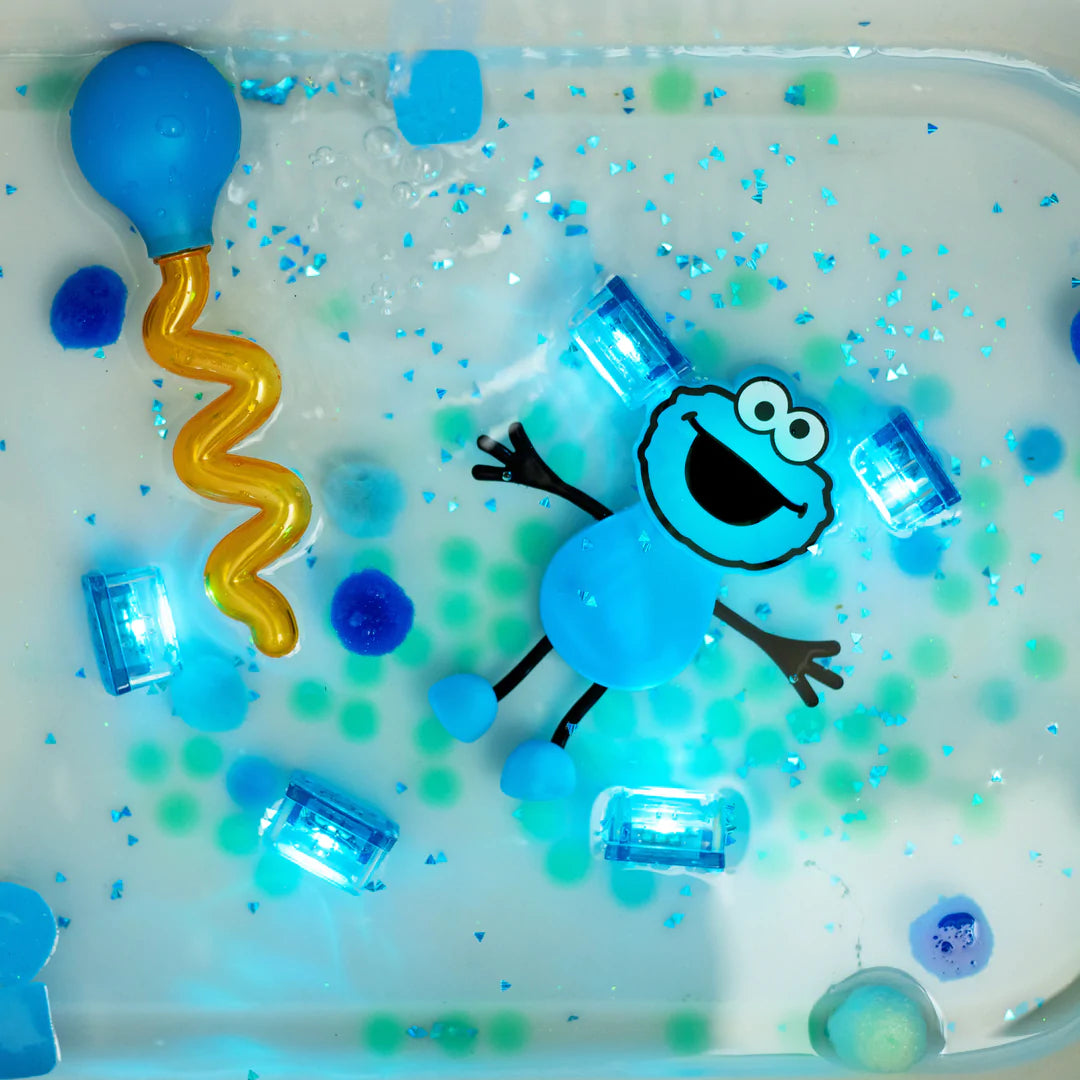 Cookie Monster fígúra + teningar